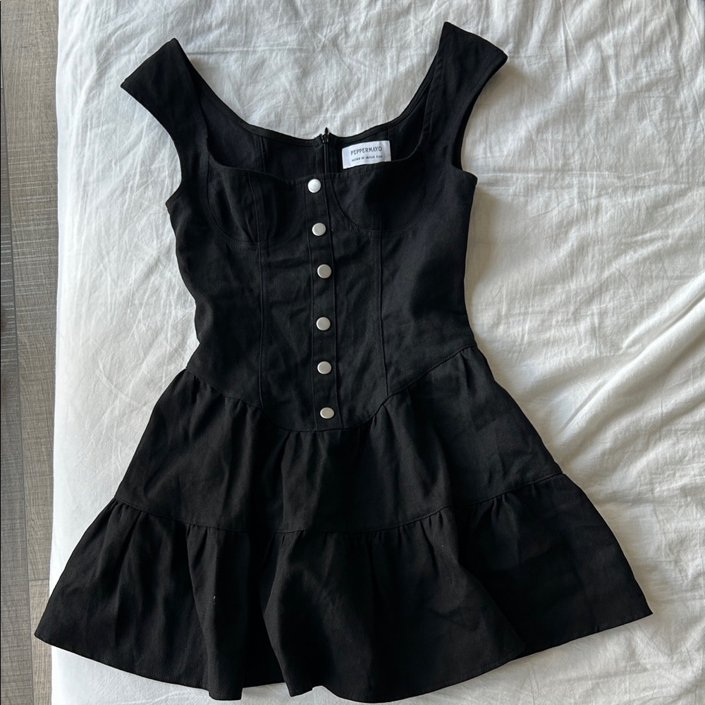 Peppermayo black mini dress USXS